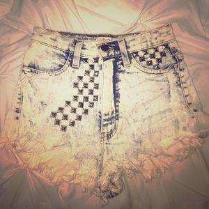 Handmade high waisted shorts